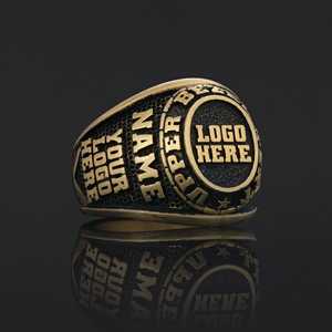 แหวนโรงเรียน BOJ 032 แหวนเงินประดับเพชรแบบสั่งทำพิเศษสำหรับรับปริญญา แหวนมหาวิทยาลัยสำหรับทุกเพศ ของขวัญสำหรับงานปาร์ตี้ในโอกาสต่างๆ ราคาประหยัด - Product Image 5