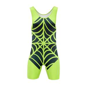 Compre uniformes de lucha libre de spandex de alta calidad, personalizados por sublimación, para entrenamiento profesional y partidos. - Product Image 1