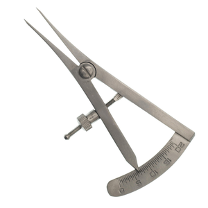 Calibrador Castroviejo de 3-1/4 Pulgadas, Graduado de 0-20 mm, Instrumento de Medición Dental, Herramienta de Precisión de Acero Inoxidable - Product Image 2