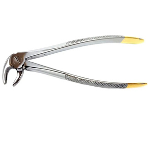 Pinzas de Extracción Dental Premium, Curvas, de Acero Inoxidable, para Cirugía Oral - Product Image 1