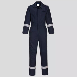 ชุดคลุมทำงานนิรภัย TAGCO SAFETY สีกรมท่าสำหรับผู้ชาย ผ้า Nomex สะท้อนแสง พร้อมแถบสะท้อนแสงสำหรับงานอุตสาหกรรม - Product Image 1