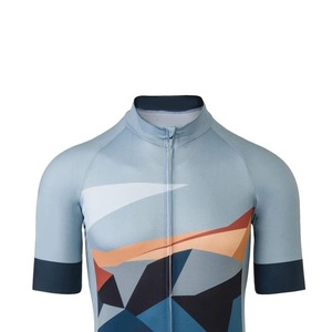 Nueva Camiseta de Ciclismo Profesional Personalizada al Por Mayor, Transpirable, Resistente al Viento, 100% Poliéster, Elástica en la Parte Delantera - Product Image 4