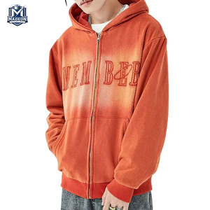 <b>Top</b> Selling Unique Design <b>Distressed</b> Embroidery Hoodies In Wholesale Cotton Blended <b>Distressed</b> Embroidery Hoodies - Product Image 2