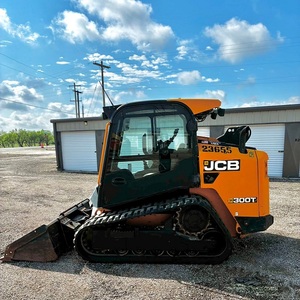 Best Quality <b>Cheap</b> Compact JCB 300T Tracked Skid Steer Loader 74HP Diesel Compact Construction Machine with 0.44m³ <b>Bucket</b> - Product Image 5