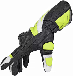 Wholesale Custom Leather Motocross <b>MX</b> Cycling <b>Gloves</b> Full Finger Breathable Sports Bike Racing Grip <b>Gloves</b> - Product Image 6