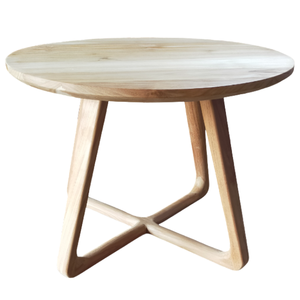 Premium Durable Teak <b>Wood</b> Coffee <b>Table</b> Set Luxury Modern Elegant Home Living Room Furniture <b>Round</b> Shape - Product Image 3