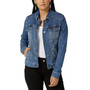 Premium Latest Quality New Arrival Manufacturer Custom Vintage Style and Wholesale Newest Short Design Denim Jean Jacket - Product Image 5