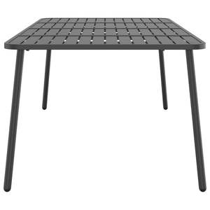 Tavolo da Giardino in Acciaio Antracite con Rivestimento E-coating e Verniciatura a Polvere per Uso Esterno - Product Image 4