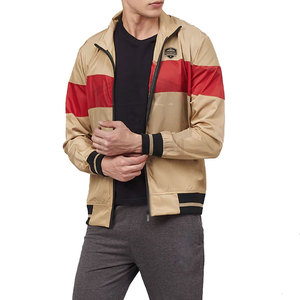 Vestes coupe-vent pour hommes grandes tailles, respirantes, écologiques, col montant, logo sur le devant, vestes d'hiver de haute qualité - Product Image 4