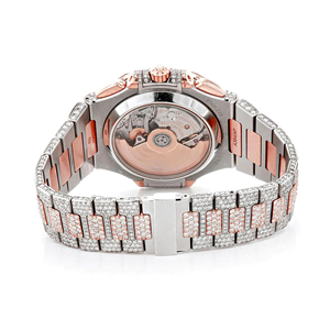 Diamante probador aprobado Moissanite reloj | VVS lujo helado esqueleto al por mayor - Product Image 2