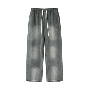 Pantalones de Forro Polar Transpirables de Secado Rápido, Gruesos y Sólidos para Invierno, Pantalones Deportivos Casuales para Hombre, Pantalones Jogger Personalizados para Correr - Product Image 1
