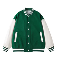 Blouson universitaire personnalisé, blouson bomber Letterman, articles promotionnels pour influenceurs, créateurs YouTube et marques de vêtements, avec patch brodé personnalisé