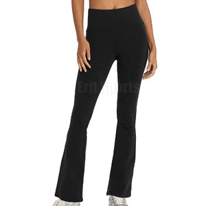 Pantalon évasé pour femme de qualité supérieure, été, tissu en coton/polyester respirant et écologique, look élégant pour des tenues tendance - Product Image 5