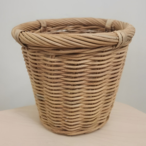 Decor planter <b>for</b> home <b>plant</b> woven rattan <b>plant</b> pot <b>basket</b> flower greenery pots Vietnam supplier - Product Image 5