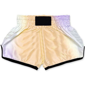 High Quality 100% <b>Polyester</b> Muay Thai Short Training Colorful Muay Thai Shorts Boxing MMA Shorts Gym Boxing Shorts For Boys - Product Image 4