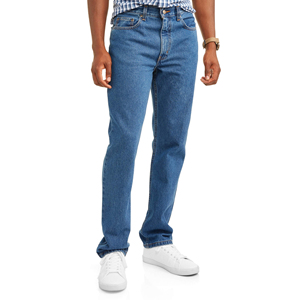 Nouveau Jean en Denim Élégant pour Homme avec Fermeture Boutons et Zip, Vente en Gros à Prix Bas, Qualité Supérieure, avec Poches - Product Image 1