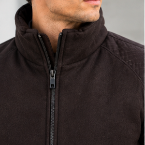 Veste à capuche pour homme en polyester/nylon noir coupe-vent respirante à séchage rapide, style streetwear, fermeture éclair sur le devant, col montant, coupe ajustée, taille standard - Product Image 4