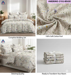 Ensemble de 3 pièces de draps et taies d'oreiller en microfibre 400TC à motif géométrique, luxe moderne, doux et respirant, en polyester, taille Queen, pour usage domestique - Product Image 3