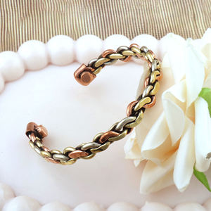 Wholesale Custom Copper Antique Indian Design <b>Engraved</b> Ecofriendly Women's Fashion Adjustable Personalized Jewelry for Party - Product Image 5