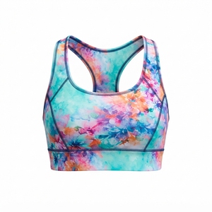Sujetador Deportivo Sublimado Personalizado OEM, Top Corto para Fitness, Sujetador de Yoga con Absorción de Humedad - Product Image 6