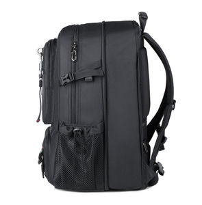 Grey Outdoor Travel Laptop <b>Backpack</b> Water Resistant Carabiner Bag - Product Image 6