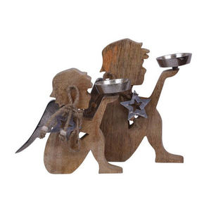 Reindeer Tea Light Holder With Glass Candle Cup For Christmas Home Decoration Indoor Use <b>Tealight</b> Holde - Product Image 6