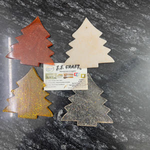 Personnalisable Moderne Suspendu Arbre Ornement Résine Sublimation DIY Noël Décor À La Maison Ornement De Vacances pour Décorations De Noël - Product Image 2