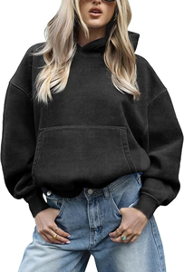 Sudadera con Capucha Extra Grande de Primera Calidad para Mujer, Sudadera Informal con Bolsillo, Ecológica, de Invierno, SHAHI IMPEX - Product Image 4