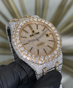 Reloj Cronógrafo Audemaarss Piguett Antiguo de Aleación de Cuarzo con Diamantes de Imitación Octogonales, Cristal de Zafiro Analógico de 2 mm y Cierre Desplegable - Product Image 4