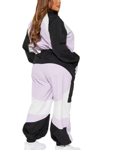 Survêtement coupe-vent personnalisé de haute qualité, imperméable, grande taille, vêtements de sport décontractés pour femmes, polyester/nylon, polaire, adultes, hiver - Product Image 2