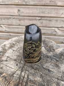 Auténtica Taza Vikinga de Cuerno de Búfalo Ecológica, Jarra para Cerveza, Sidra o Mead, Estilo Antiguo, Imitación, Regreso a Clases - Product Image 4
