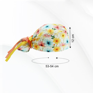 Premium Women Medical <b>Scrub</b> <b>Cap</b> Soft Cotton Surgical Nurse Hat Adjustable Hospital Work <b>Cap</b> Custom Logo OEM Private Label - Product Image 4