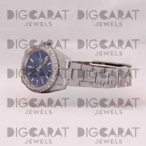 Reloj de Cuarzo para Hombre con Diamante Moissanite de Primera Calidad, Diseño de Lujo para Bodas y Fiestas, en Venta - Product Image 3