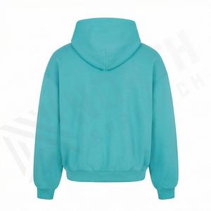 Sudadera con capucha extragrande personalizada y elegante para hombre, diseño vintage lavado con bolsillo frontal, cómoda sudadera con capucha personalizada para invierno. - Product Image 2