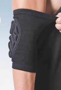 HAWK SPORTS INDUSTRIES Breathable <b>Foam</b> Elbow Support Black Spandex Polyester Unisex Pull for Football Training Sports Fitness - Product Image 6