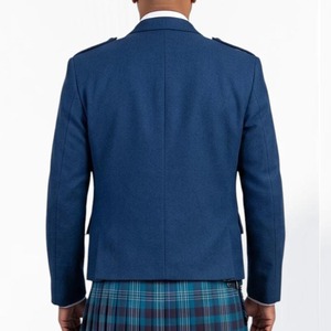 Veste écossaise personnalisée en tweed pour homme, tenue kilt, costume de mariage, blazer, fournisseur en gros - Product Image 2
