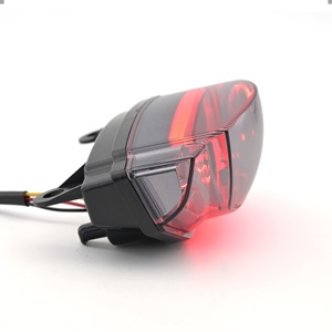 Feu arrière LED pour moto Scrambler 2015~2023, lentille intégrée fumée, clignotant de frein - Product Image 3