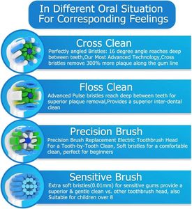 Tarter Removal Round <b>Toothbrush</b> <b>Head</b> Refills Generic for Oral Bs Electric Brush <b>Heads</b> Wholesale OEM Factory - Product Image 4