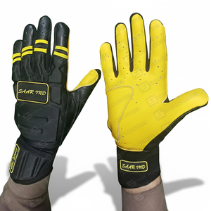 Guantes de Béisbol y Sóftbol al por Mayor, de Cuero, con Logotipo Personalizado, Unisex, para Diestros, Dedos Completos Cerrados, Transpirables - Product Image 1