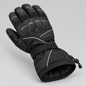 Guantes de Invierno para Motocicleta, Aislantes Térmicos, Diseño a Prueba de Viento, Material Duradero para Aventuras en Moto en Clima Frío - Product Image 4
