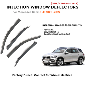 Deflector de Viento para Mercedes Benz GLE, Protector Solar y Contra Lluvia, Visera para Ventana de Coche - Product Image 2