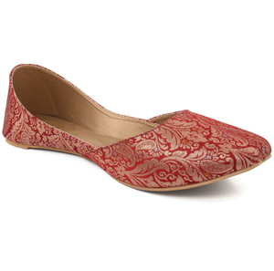 Chaussures décontractées jaunes brodées de pierres, style Khussa Jutti, pour mariage punjabi, personnalisées, fantaisie, respirantes, pour filles - Product Image 5