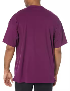 Camisetas de Manga Corta con Cuello Redondo y Corte Regular para Hombre de Alta Calidad, 100% Algodón, Impresión de Logotipo Frontal Personalizada, Transpirables y de Secado Rápido - Product Image 2
