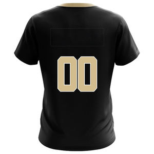 ชุดเสื้อและกางเกงอเมริกันฟุตบอลสั่งทำขายส่ง ไซส์ใหญ่สำหรับผู้ชาย ชุดยูนิฟอร์มผู้ใหญ่ พิมพ์ชื่อผู้เล่น โพลีเอสเตอร์ 100% ป้องกันรังสียูวี - Product Image 2