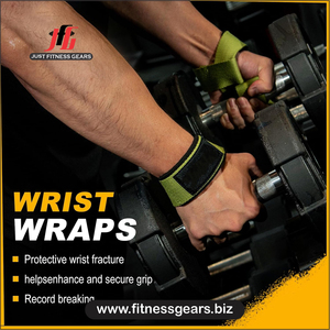 JUST FITNESS GEARS JFG-LS-3385 Soporte de Muñeca Ajustable de Neopreno Transpirable con Gancho, Correa Elástica Antideslizante, Unisex, Rojo, Reforzado - Product Image 4