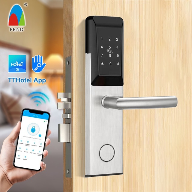 Keyless Smart Password Hotel Lock TTlock App Cloud Storage Electronic Keypad Code Lock for Hotel Apartment Home Office