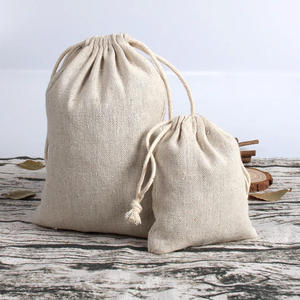 Sac à pain en jute imprimé sur mesure avec cordon de serrage, sac de rangement pour pain de qualité alimentaire - Product Image 4