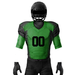 Uniforme de football américain sur mesure de haute qualité, impression par sublimation personnalisée, ensemble maillot et short de football américain - Product Image 4