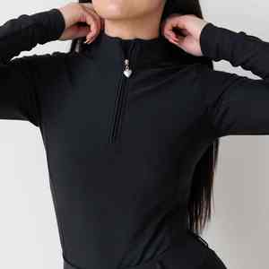 Traje de equitación de manga larga transpirable de alta calidad para mujer, ropa ecuestre premium de Solid International. - Product Image 2