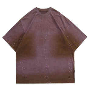 เสื้อยืดคุณภาพสูงแบบสั่งทำพิเศษ ซักกรด ผ้าหนา ทรงโอเวอร์ไซส์ ผ้าฝ้าย 100% เสื้อยืดโอเวอร์ไซส์สำหรับผู้ชาย - Product Image 6